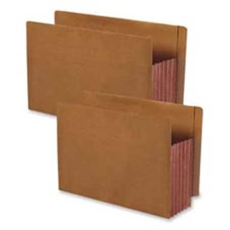Smead Smead Manufacturing Company SMD74691 Extra Wide File Pocket- 5-.25in. Exp- Legal- Brown SMD74691